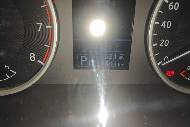 Used Nissan Sylphy 2022 1.6L XL CVT Enjoyment Edition Odometer Close Up