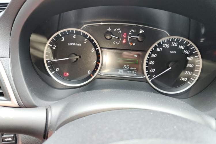 Used Nissan Sylphy 2022 Classic 1.6XE CVT Comfort Edition Odometer Close Up