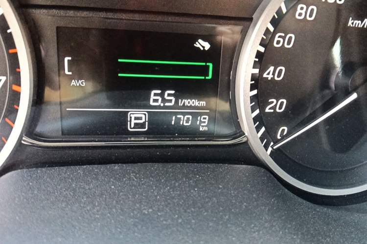 Used Nissan Sylphy 2022 Classic 1.6XE CVT Comfort Edition Odometer Close Up