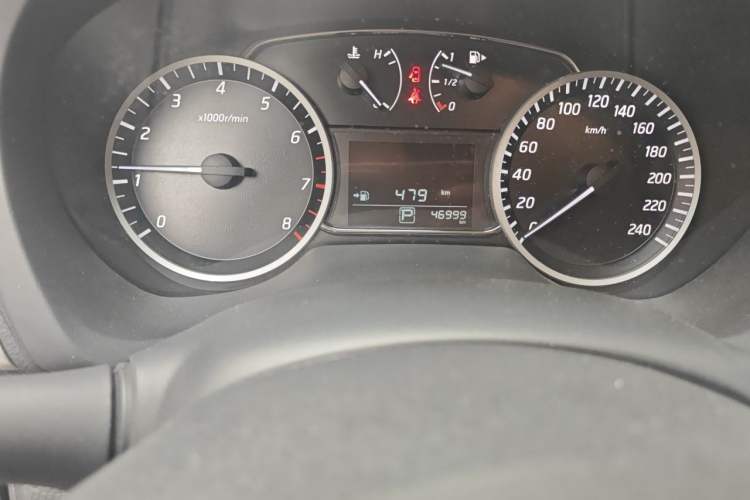 Used Nissan Sylphy 2022 Revised Version Classic 1.6XL CVT Luxury Edition Odometer Close Up