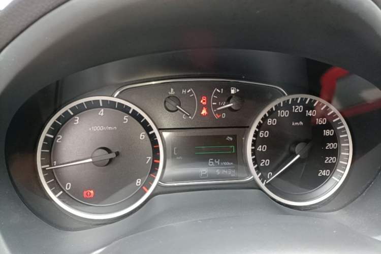 Used Nissan Sylphy 2022 Classic 1.6XE CVT Comfort Edition Odometer Close Up