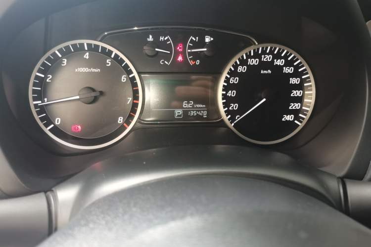 Used Nissan Sylphy 2022 Classic 1.6XE CVT Comfort Edition Odometer Close Up