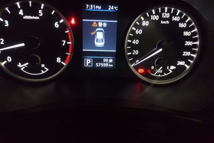 Used Nissan Sylphy 2022 1.6L XL CVT Enjoyment Edition Odometer Close Up