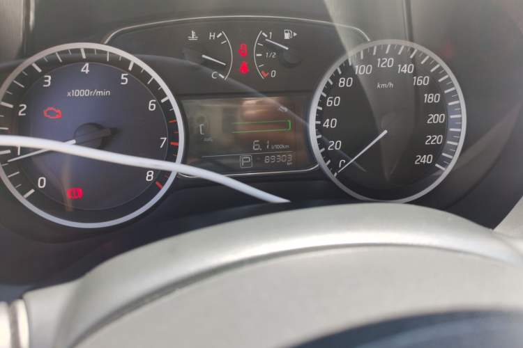 Used Nissan Sylphy 2022 Classic 1.6XE CVT Comfort Edition Odometer Close Up