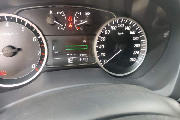 Used Nissan Sylphy 2022 Classic 1.6XE CVT Comfort Edition Odometer Close Up
