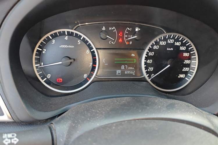 Used Nissan Sylphy 2022 Classic 1.6XE CVT Comfort Edition Odometer Close Up