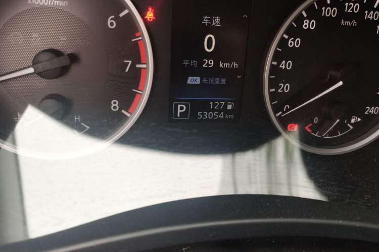 Used Nissan Sylphy 2022 1.6L XL CVT Enjoyment Edition Odometer Close Up