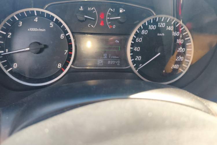 Used Nissan Sylphy 2022 Classic 1.6XE CVT Comfort Edition Odometer Close Up