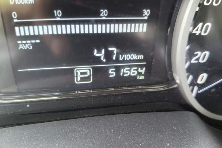 Used Nissan Sylphy 2022 Classic 1.6XE CVT Comfort Edition Odometer Close Up