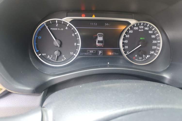 Used Nissan Sylphy 2022 e-POWER All-Electric Drive Pro Odometer Close Up