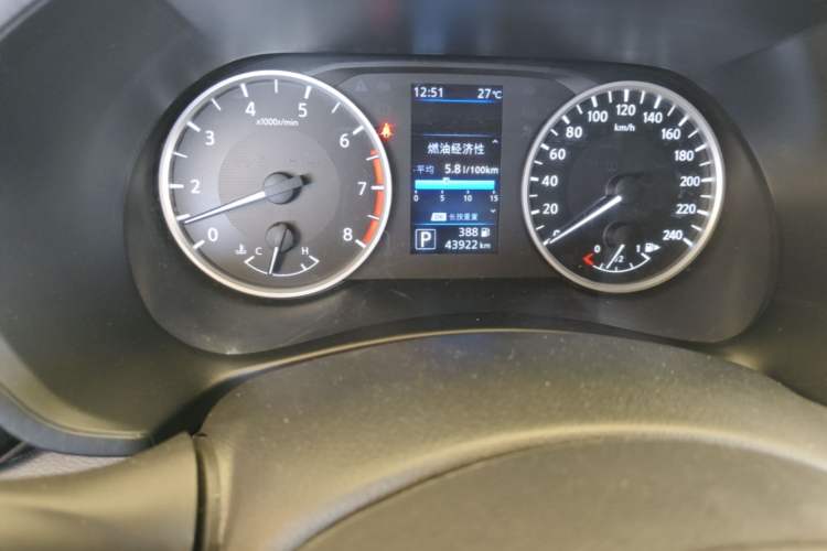 Used Nissan Sylphy 2022 1.6L XL CVT Smart Enjoyment Version Odometer Close Up
