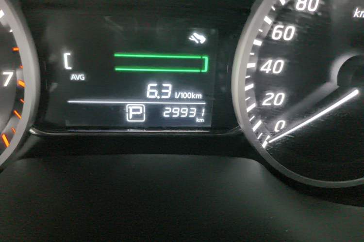 Used Nissan Sylphy 2022 Revised Version Classic 1.6XL CVT Luxury Edition Odometer Close Up