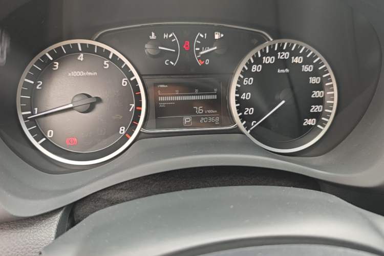 Used Nissan Sylphy 2022 Classic 1.6XL CVT Luxury Edition Odometer Close Up