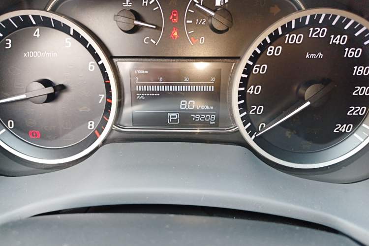 Used Nissan Sylphy 2022 Classic 1.6XE CVT Comfort Edition Odometer Close Up
