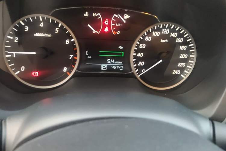 Used Nissan Sylphy 2022 Classic 1.6XE CVT Comfort Edition Odometer Close Up