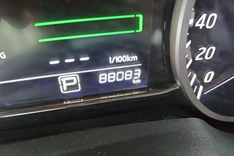 Used Nissan Sylphy 2022 Classic 1.6XE CVT Comfort Edition Odometer Close Up