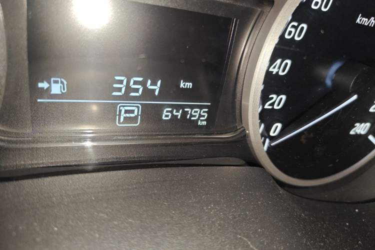 Used Nissan Sylphy 2022 Classic 1.6XE CVT Comfort Edition Odometer Close Up