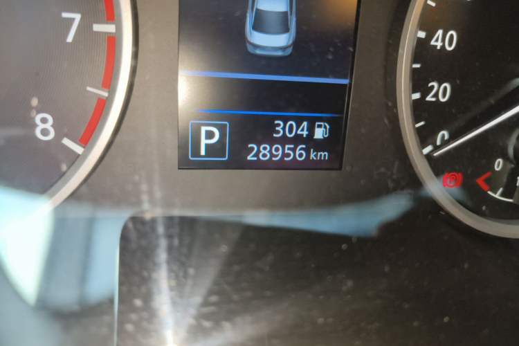 Used Nissan Sylphy 2022 1.6L XL CVT Enjoyment Edition Odometer Close Up