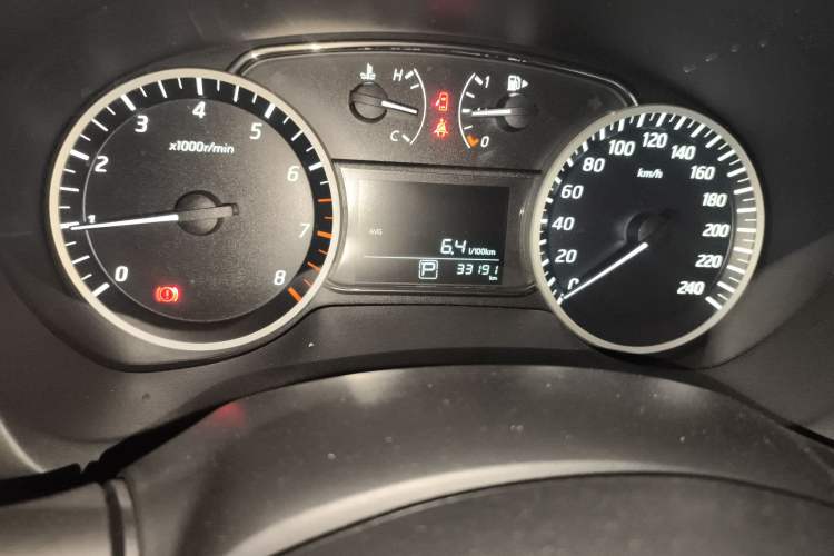 Used Nissan Sylphy 2022 Classic 1.6XL CVT Luxury Edition Odometer Close Up