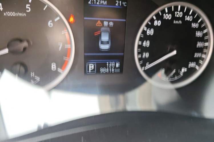 Used Nissan Sylphy 2022 1.6L XL CVT Enjoyment Edition Odometer Close Up