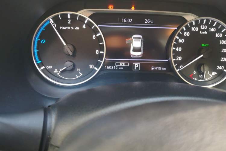 Used Nissan Sylphy 2022 e-POWER MAX with Advanced Electric Drive Autopilot Odometer Close Up