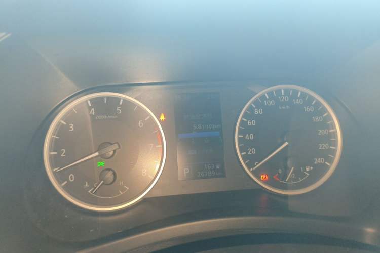 Used Nissan Sylphy 2022 1.6L XL CVT Enjoyment Edition Odometer Close Up