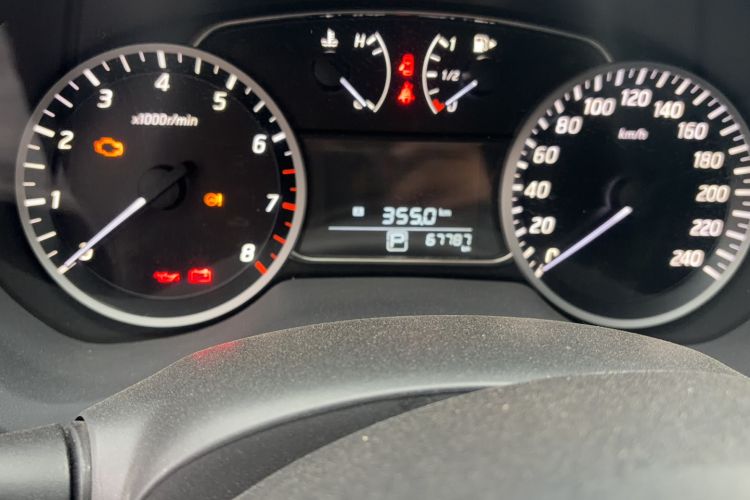 Used Nissan Sylphy 2022 Classic 1.6XE CVT Comfort Edition Odometer Close Up