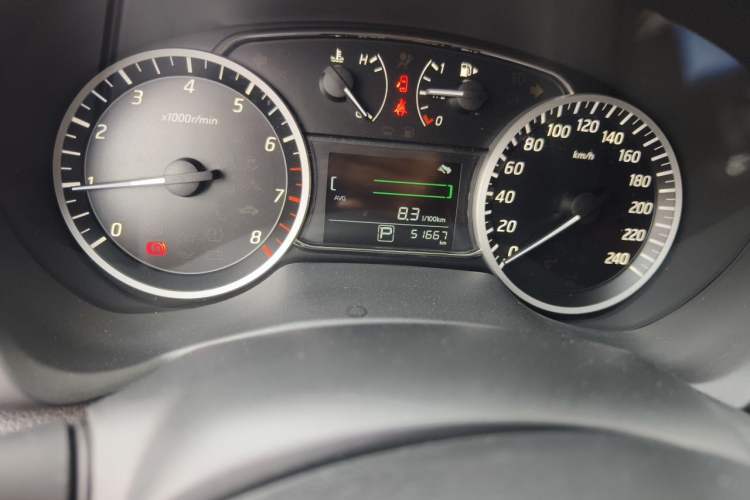 Used Nissan Sylphy 2022 Classic 1.6XE CVT Comfort Edition Odometer Close Up
