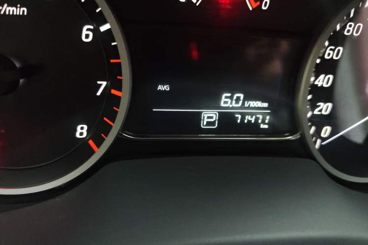 Used Nissan Sylphy 2022 Classic 1.6XE CVT Comfort Edition Odometer Close Up