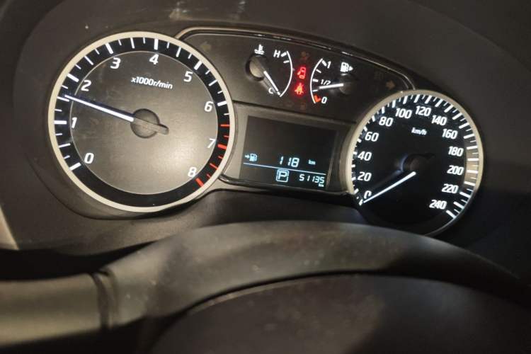 Used Nissan Sylphy 2022 Classic 1.6XE CVT Comfort Edition Odometer Close Up