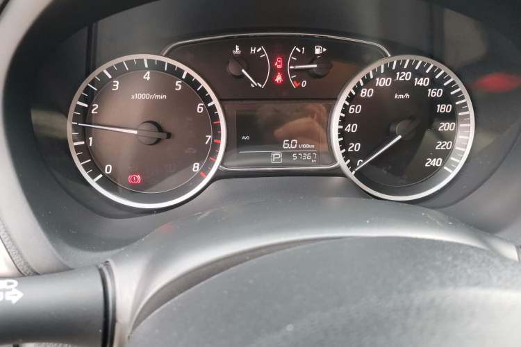 Used Nissan Sylphy 2022 Classic 1.6XL CVT Luxury Edition Odometer Close Up
