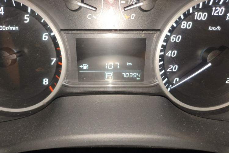Used Nissan Sylphy 2022 Classic 1.6XE CVT Comfort Edition Odometer Close Up