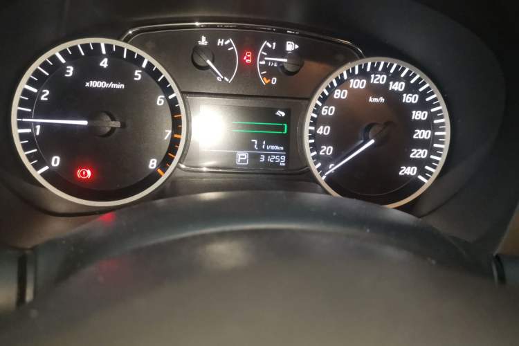Used Nissan Sylphy 2022 Classic 1.6XE CVT Comfort Edition Odometer Close Up