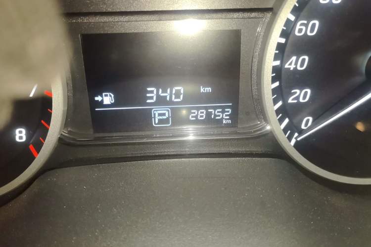 Used Nissan Sylphy 2022 Revised Version Classic 1.6XL CVT Luxury Edition Odometer Close Up