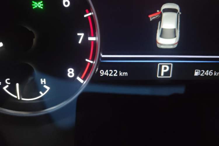 Used Nissan Sylphy 2023 Revised 1.6L CVT Enjoyment Edition Odometer Close Up