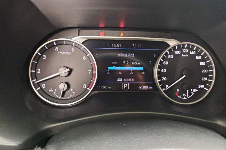 Used Nissan Sylphy 2023 1.6L CVT Enjoyment Edition Odometer Close Up
