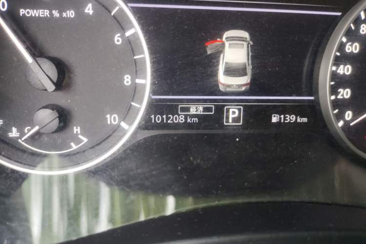 Used Nissan Sylphy 2023 Super Hybrid Electric Drive All-Electric Drive Pro Odometer Close Up