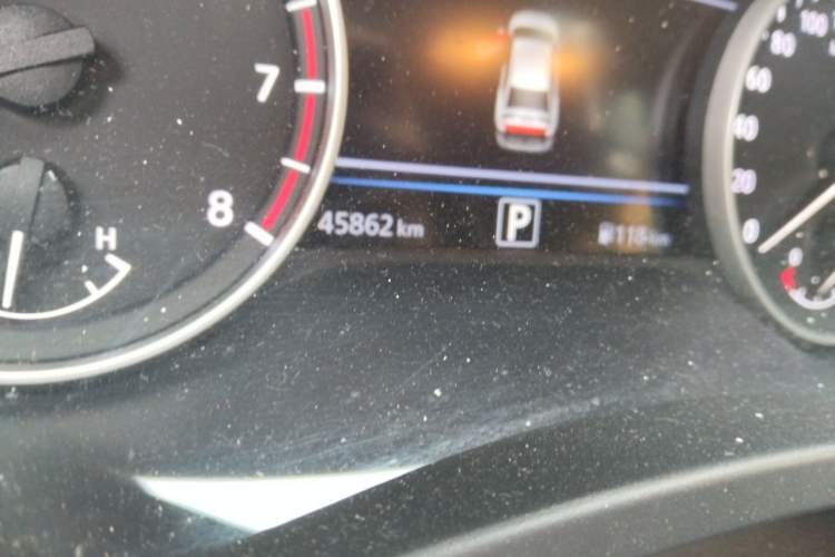 Used Nissan Sylphy 2023 1.6L CVT Smart Drive Version Odometer Close Up