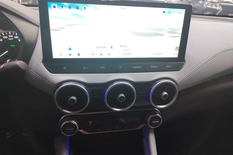 Used Nissan Sylphy 2023 Super Hybrid Electric Drive Ultra-Luxury Model Audio And AC Panel
