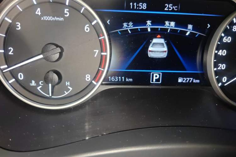 Used Nissan Sylphy 2023 1.6L CVT Smart Drive Version Odometer Close Up