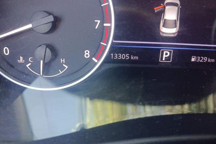 Used Nissan Sylphy 2023 Revised 1.6L CVT Enjoyment Edition Odometer Close Up