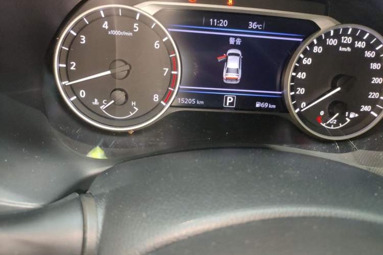 Used Nissan Sylphy 2023 1.6L CVT Enjoyment Edition Odometer Close Up