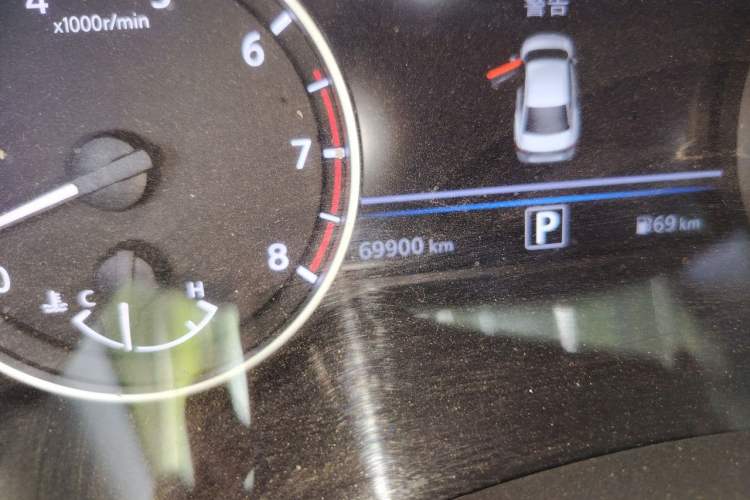 Used Nissan Sylphy 2023 1.6L CVT Enjoyment Edition Odometer Close Up
