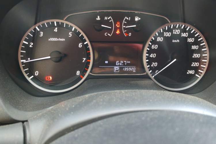 Used Nissan Sylphy 2024 Classic 1.6XE CVT Comfort Edition Odometer Close Up