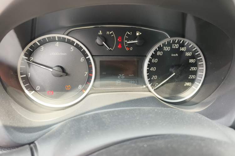 Used Nissan Sylphy 2024 Classic 1.6XE CVT Comfort Edition Odometer Close Up