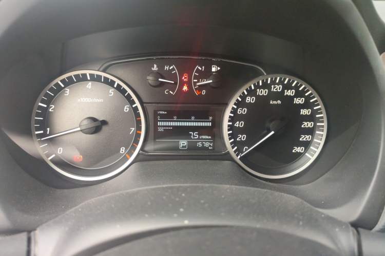 Used Nissan Sylphy 2024 Classic 1.6XE CVT Comfort Edition Odometer Close Up