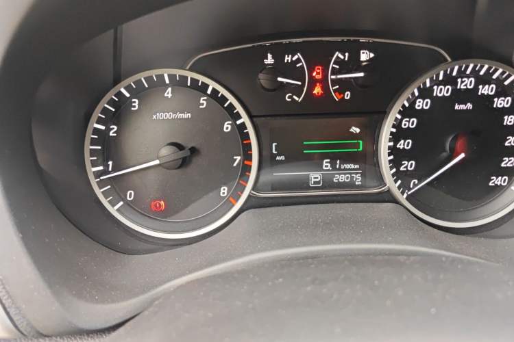 Used Nissan Sylphy 2024 Revised Version Classic 1.6XE CVT Comfort Edition Odometer Close Up