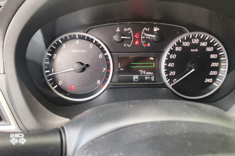 Used Nissan Sylphy 2024 Facelifted Three Classic 1.6XE CVT Comfort Edition Odometer Close Up