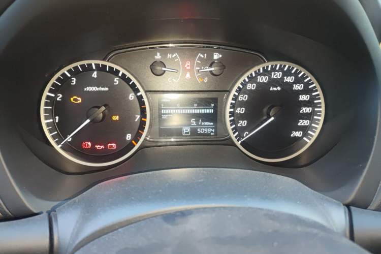 Used Nissan Sylphy 2024 Classic 1.6XE CVT Comfort Edition Odometer Close Up