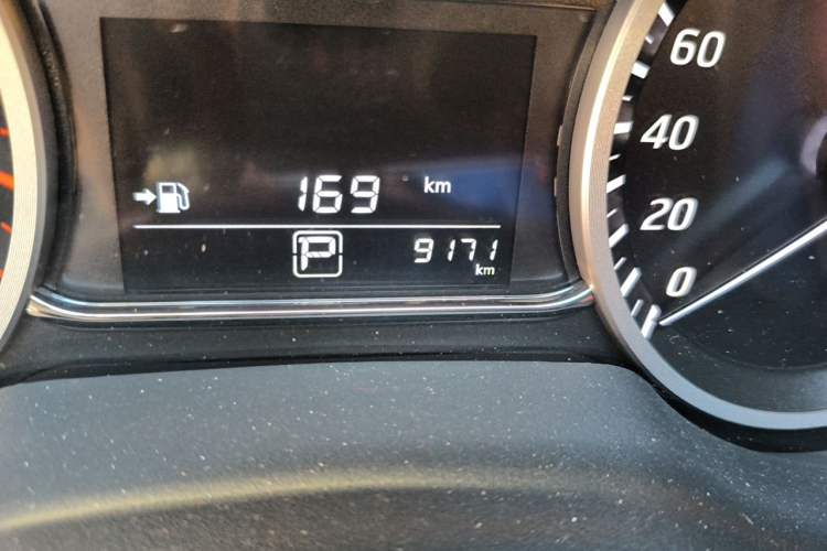 Used Nissan Sylphy 2024 Facelifted Three Classic 1.6XE CVT Comfort Edition Odometer Close Up